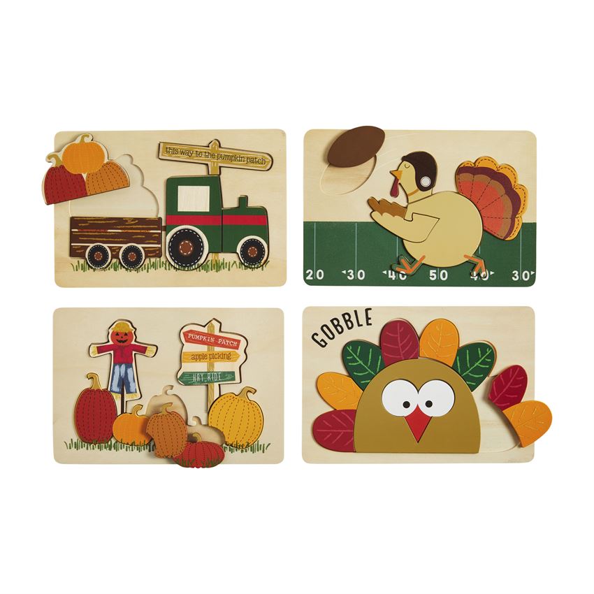 Fall Puzzles by Mud Pie