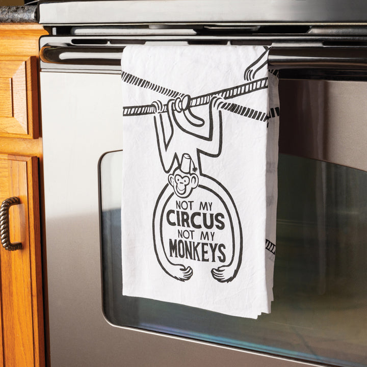 'Not My Circus, Not My Monkeys' Kitchen Towel