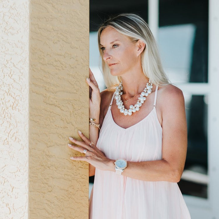 Chunky Pearl Statement Necklace