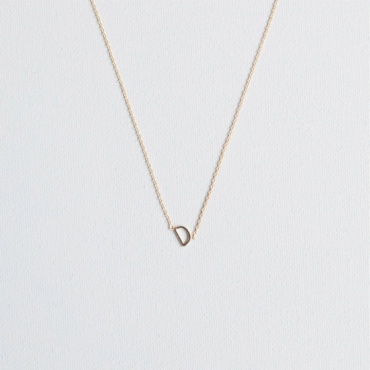 Luxe Gold Initial Necklace