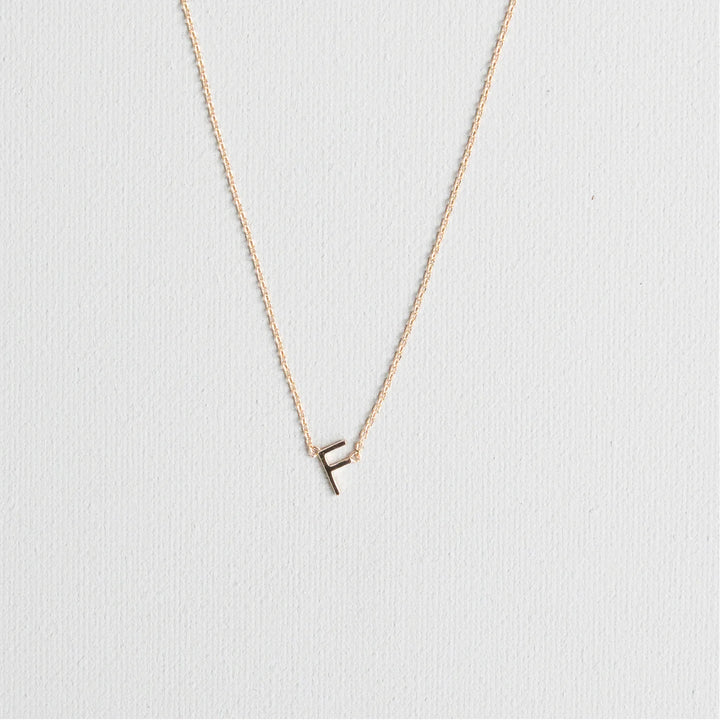 Luxe Gold Initial Necklace