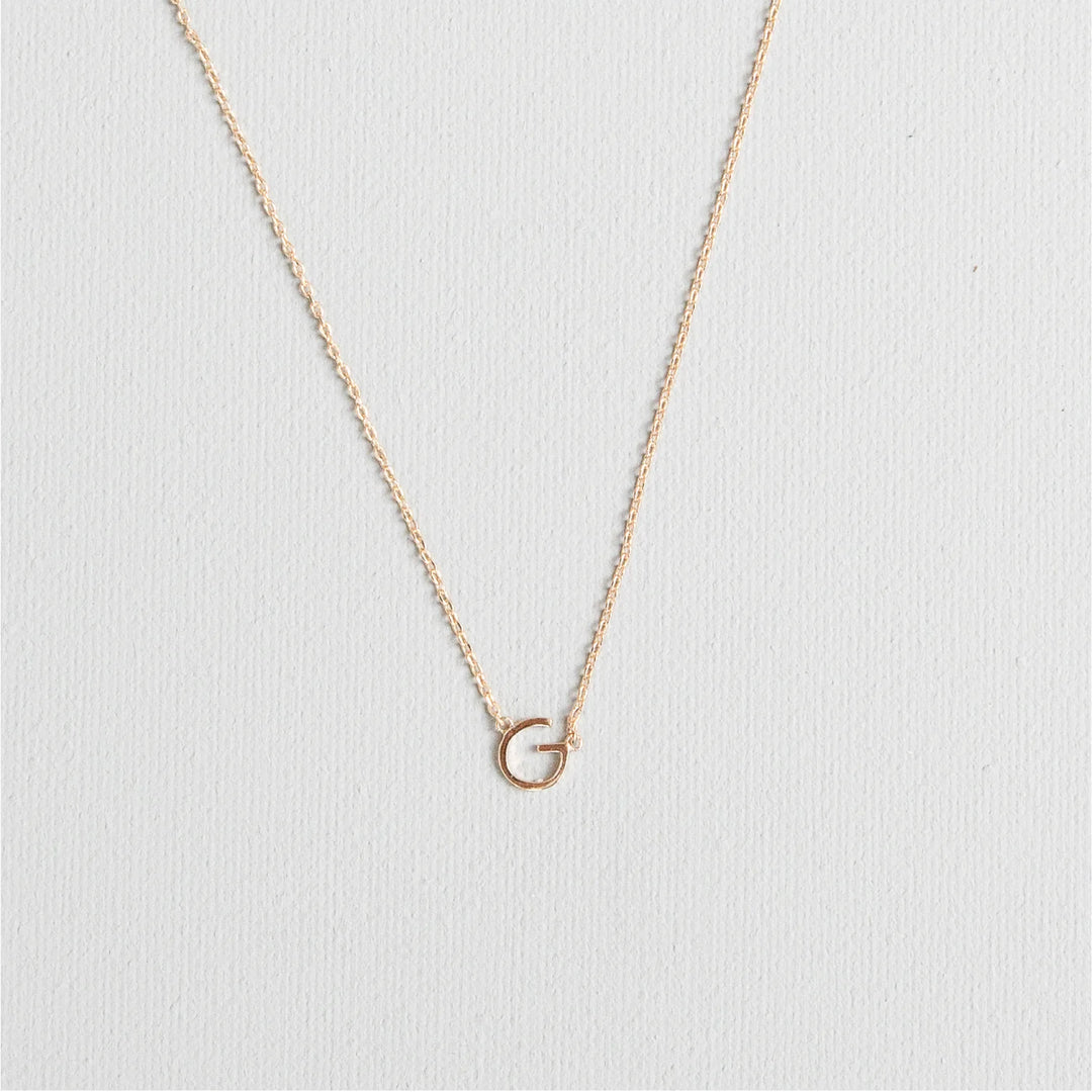 Luxe Gold Initial Necklace