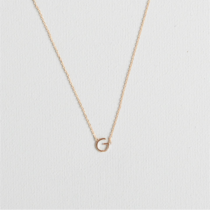 Luxe Gold Initial Necklace