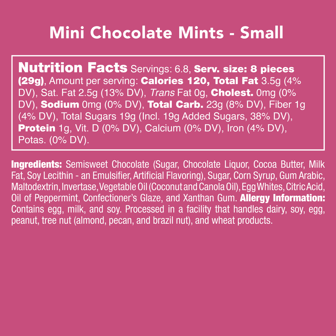 Mini Chocolate Mints by Candy Club