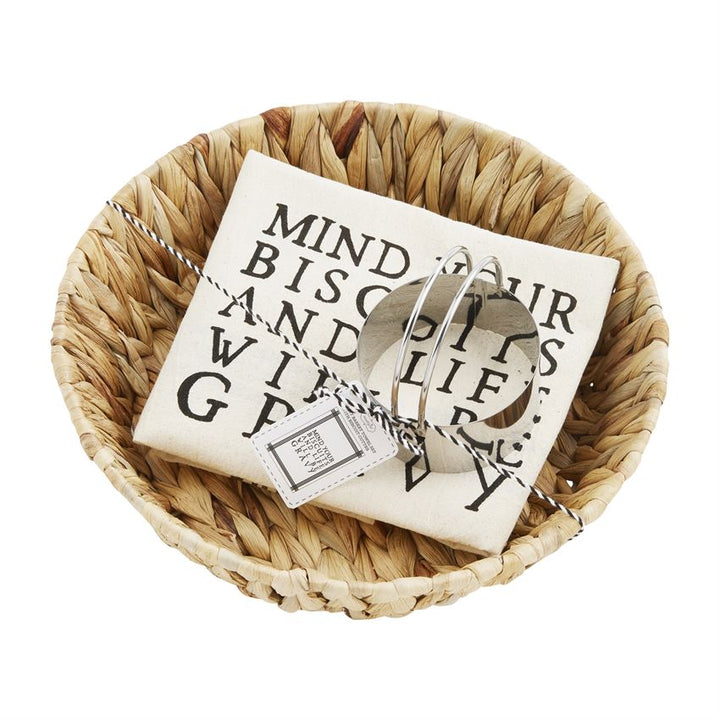 Biscuit Basket Set by Mud Pie