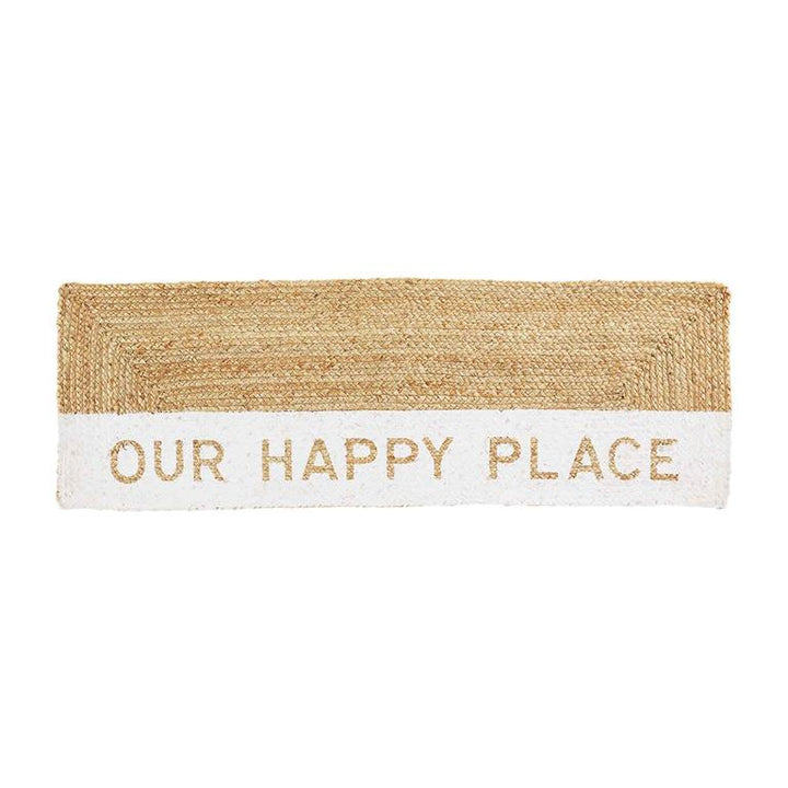 'Our Happy Place' Door Mat by Mud Pie