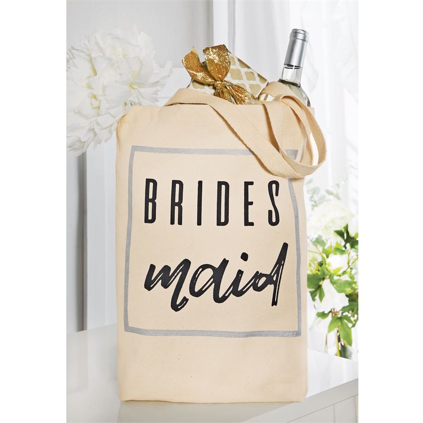 Bridesmaid Canvas Tote by Mud Pie