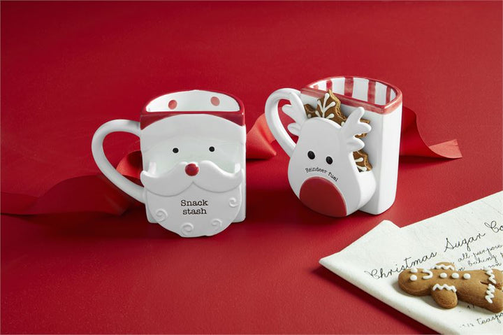 Cookie Pocket Christmas Mug by Mud Pie