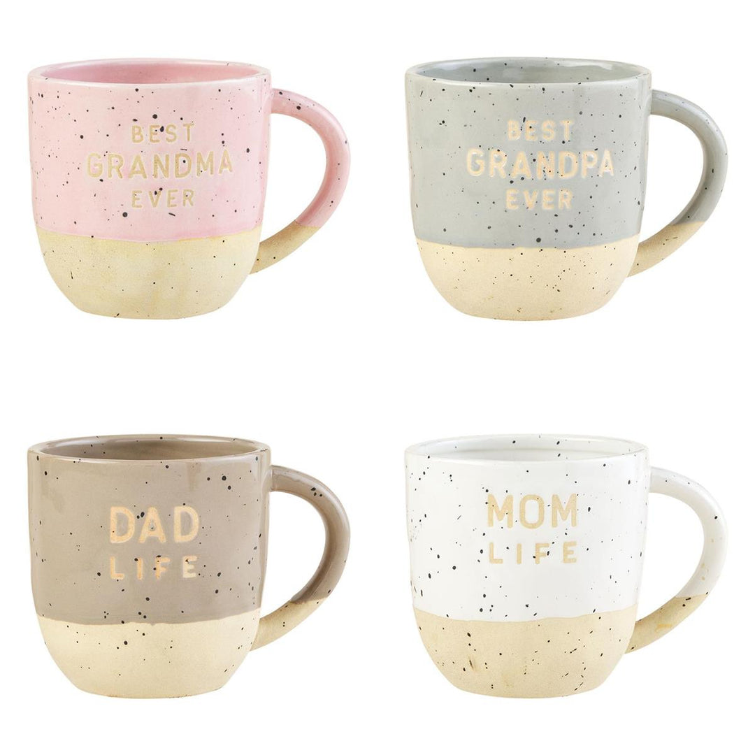 Family Life Mugs by Mud Pie