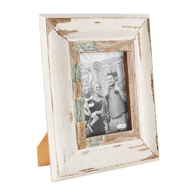 Cream Weathered Frames by Mud Pie