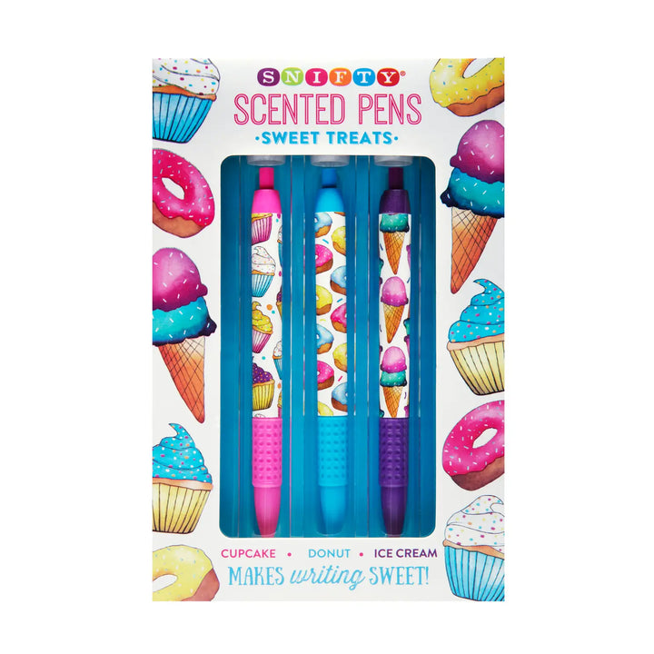 'Sweet Treats' Scented Pen Set (3 Pack)