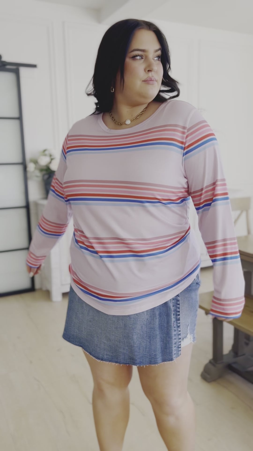 Sweet Like Candy Striped Long Sleeve