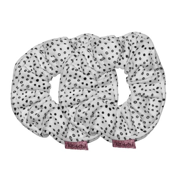 Micro Dot Microfiber Towel Scrunchies