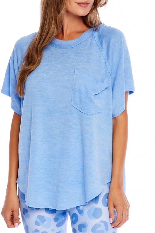 Claremont Tee by Mud Pie - Blue