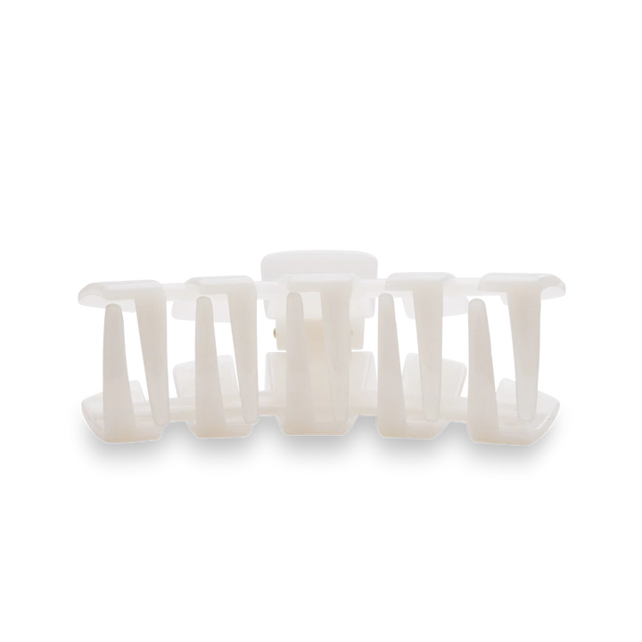 Large Teleties Claw Clip - Coconut White