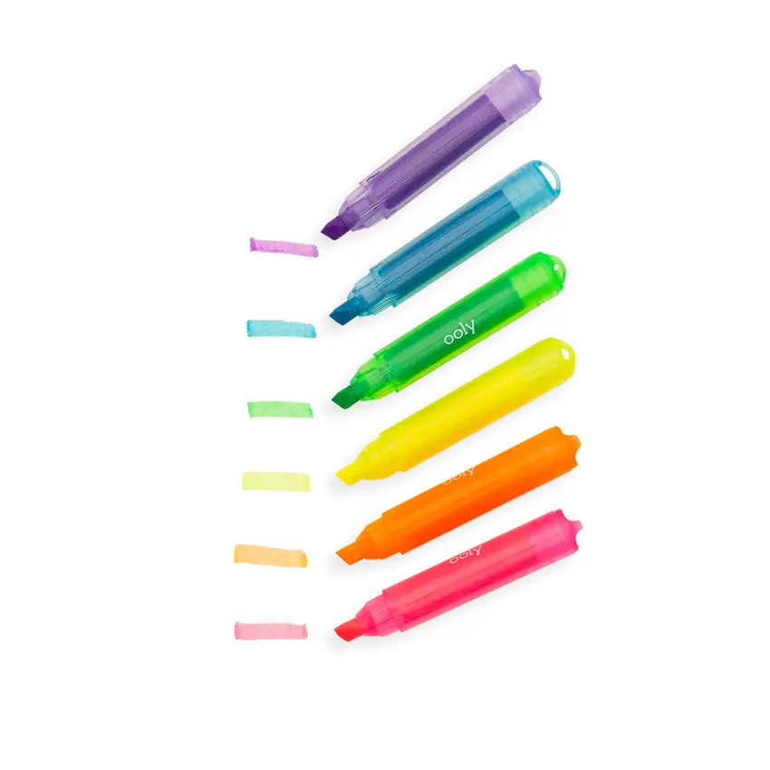 Mini Monster Scented Highlighters - Set of 6