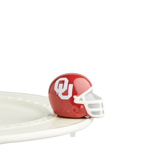 Oklahoma University Helmet Mini by Nora Fleming