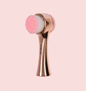 Dual Action Facial Cleansing Brush - Rose Gold