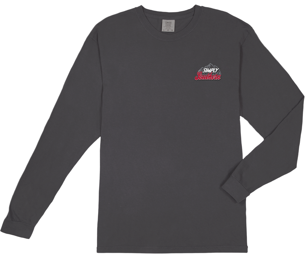 Mountain Logo Long Sleeve Tee by Simply Southern