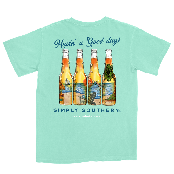 'Havin' A Good Day' Beer Short Sleeve Tee by Simply Southern