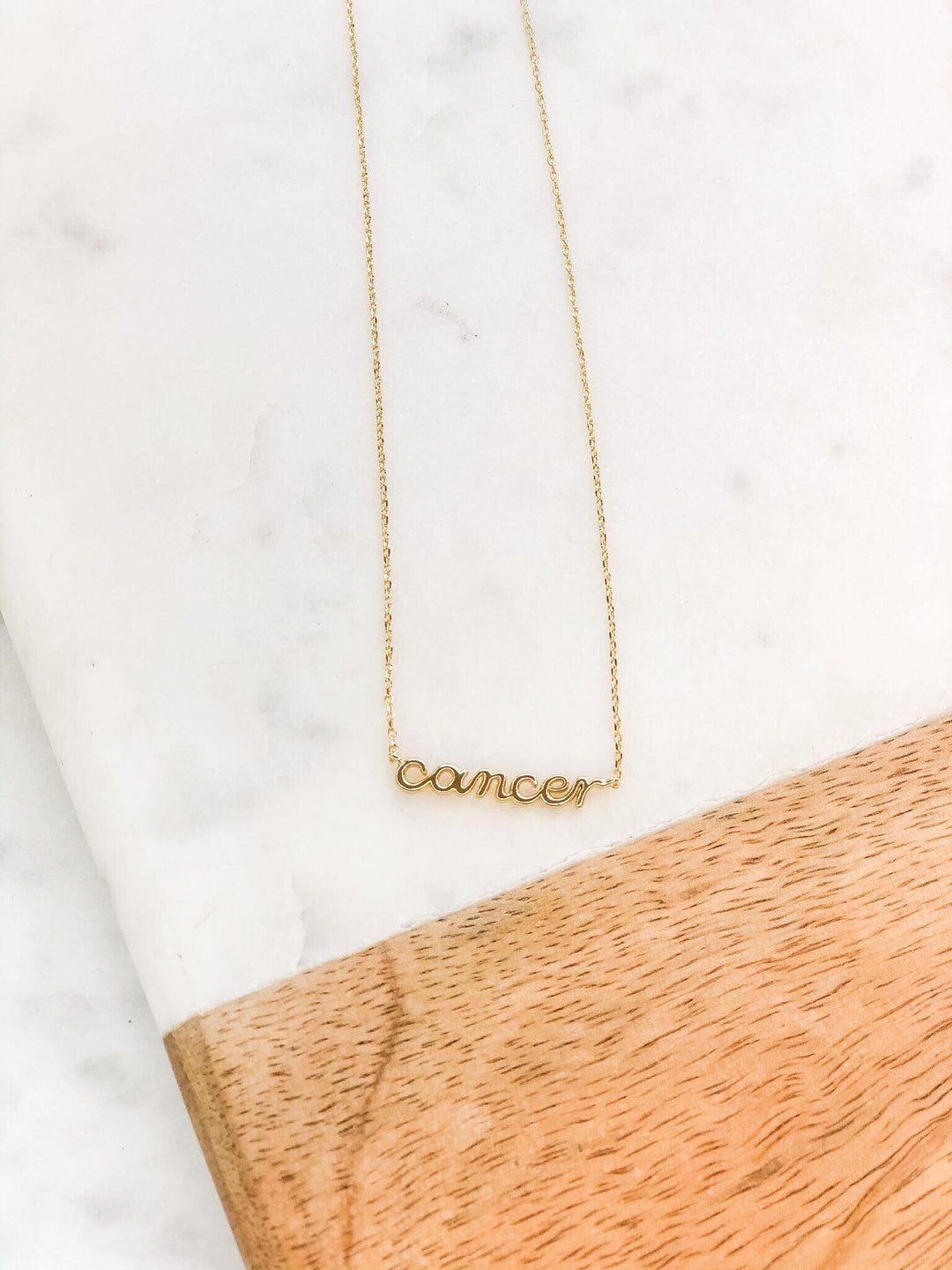 Zodiac Name Plate Necklaces