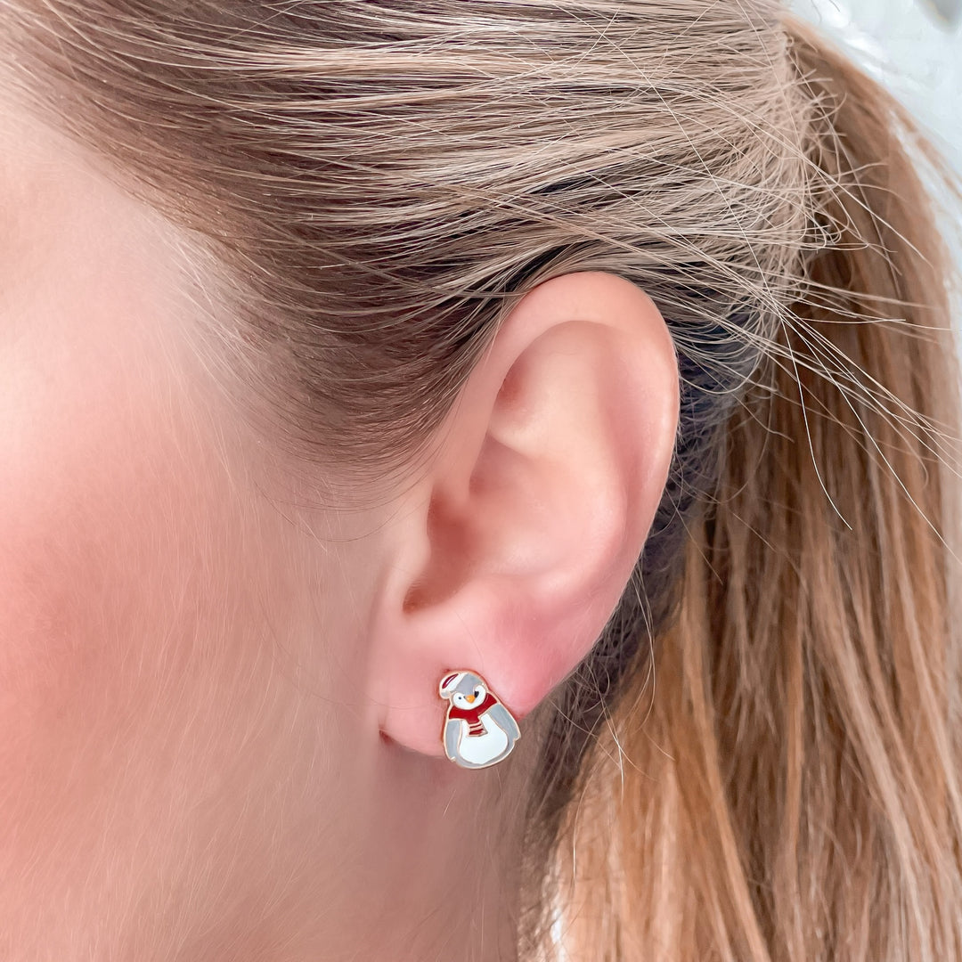 Cozy Penguin Signature Enamel Studs