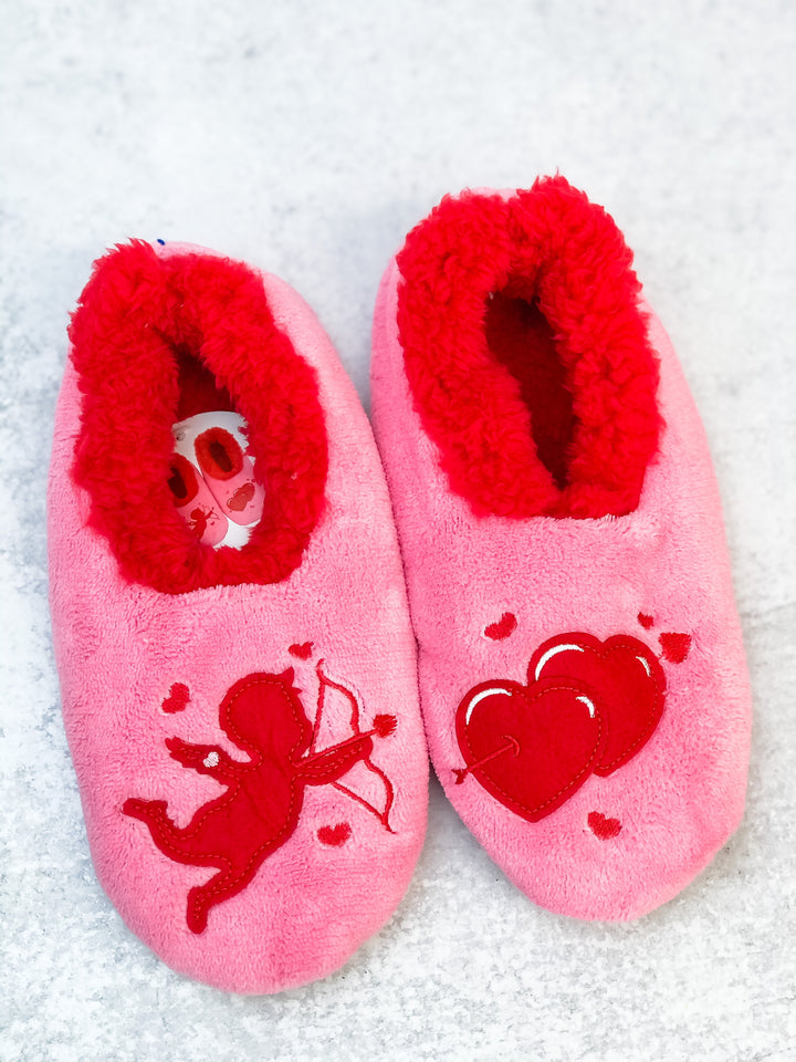 Snoozies! Valentine's Slippers - Cupid