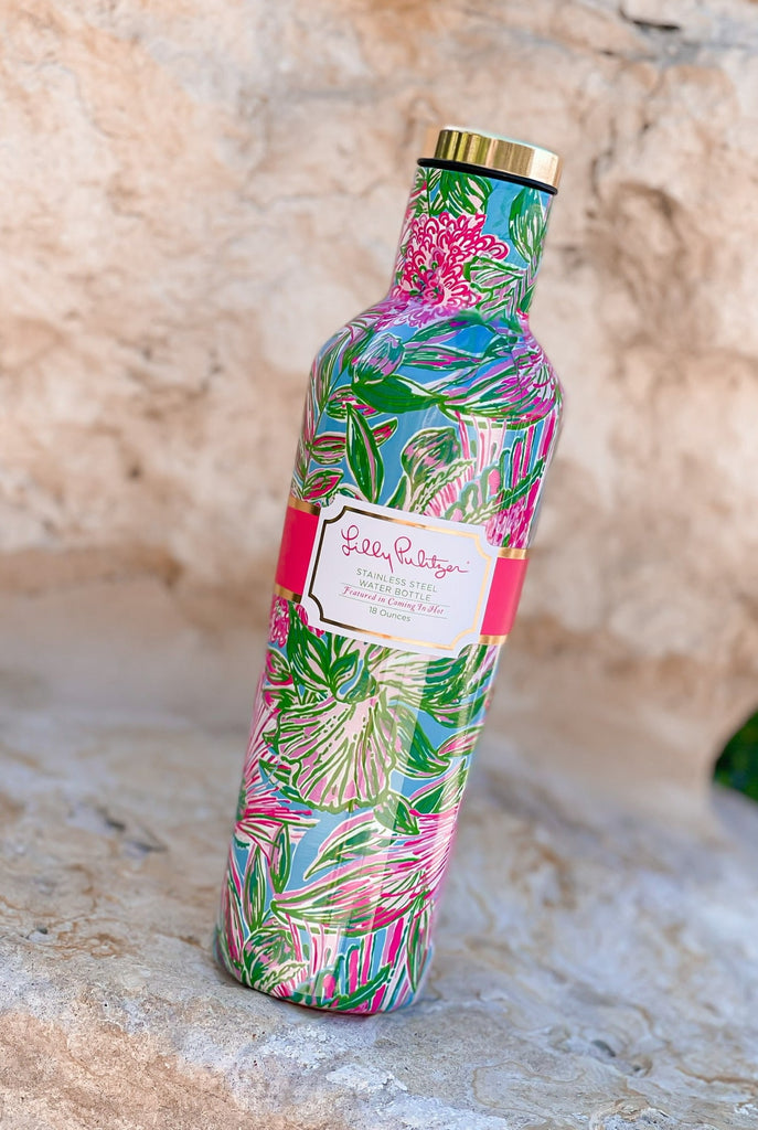 Lilly Pulitzer Via Flora Slim Water Bottle