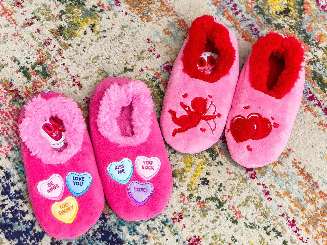 Snoozies! Valentine's Slippers - Cupid