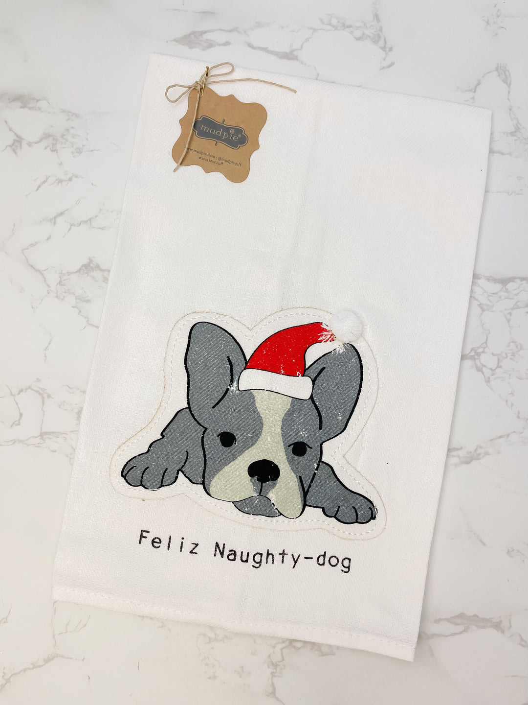 Christmas Dog Appliqued Towels by Mud Pie - Choice of 5 Styles