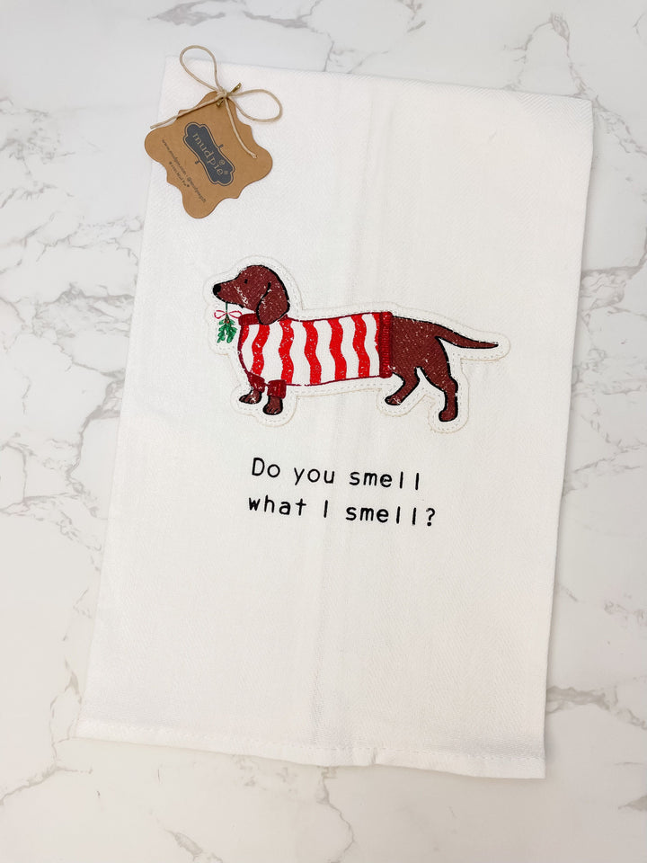 Christmas Dog Appliqued Towels by Mud Pie - Choice of 5 Styles