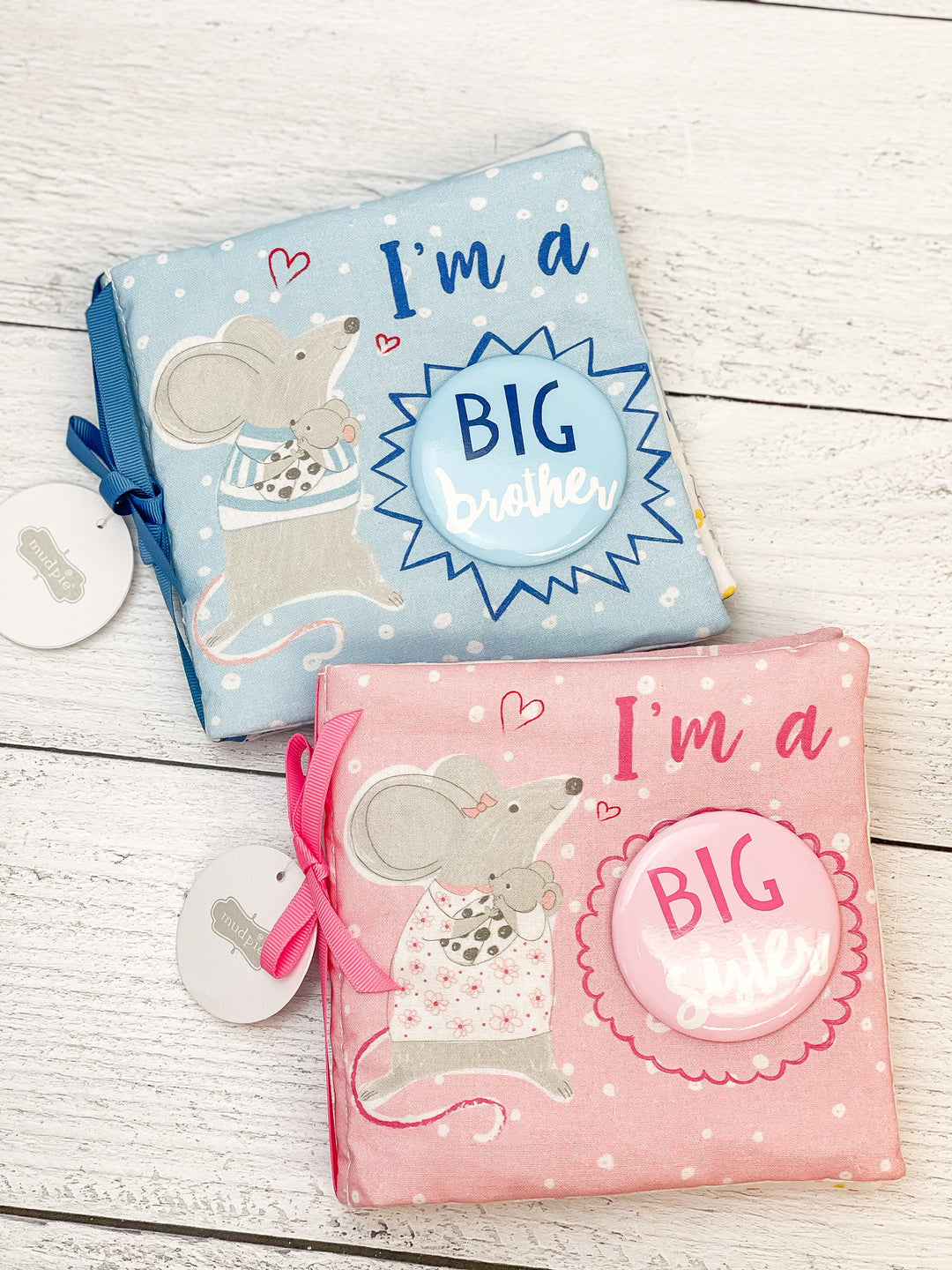 Big Sister Book & Pin Set by Mud Pie