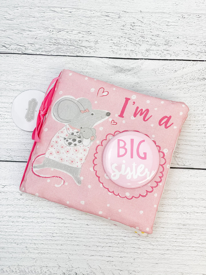 Big Sister Book & Pin Set by Mud Pie