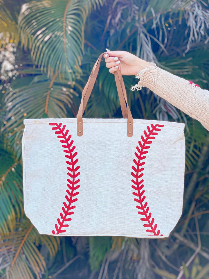 Baseball Classic Jute Bag