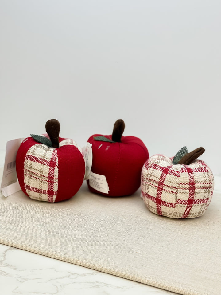 Fabric Apple Table Decor