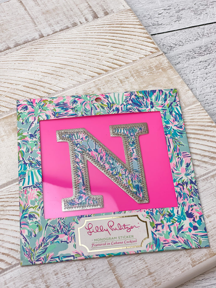 Printed Monogram Sticker by Lilly Pulitzer - N