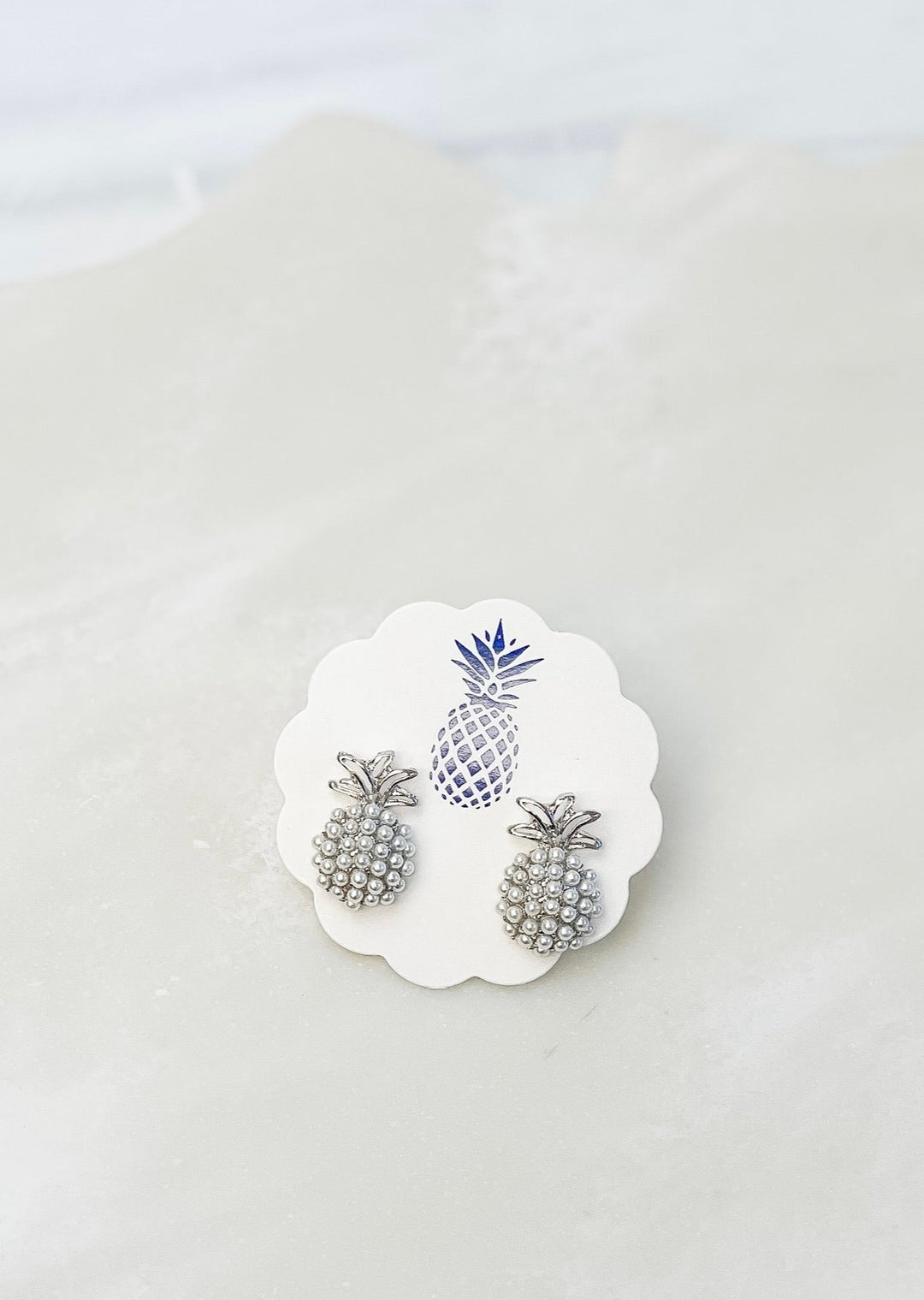 Pineapple Pearl Pop Studs