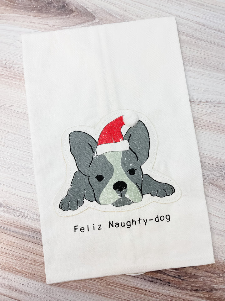 Christmas Dog Appliqued Towels by Mud Pie - Choice of 5 Styles