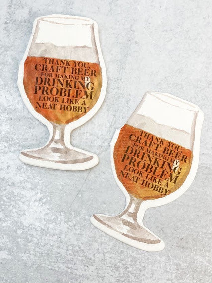 Drink Paper Napkin Sets by Mud Pie - Craft Beer