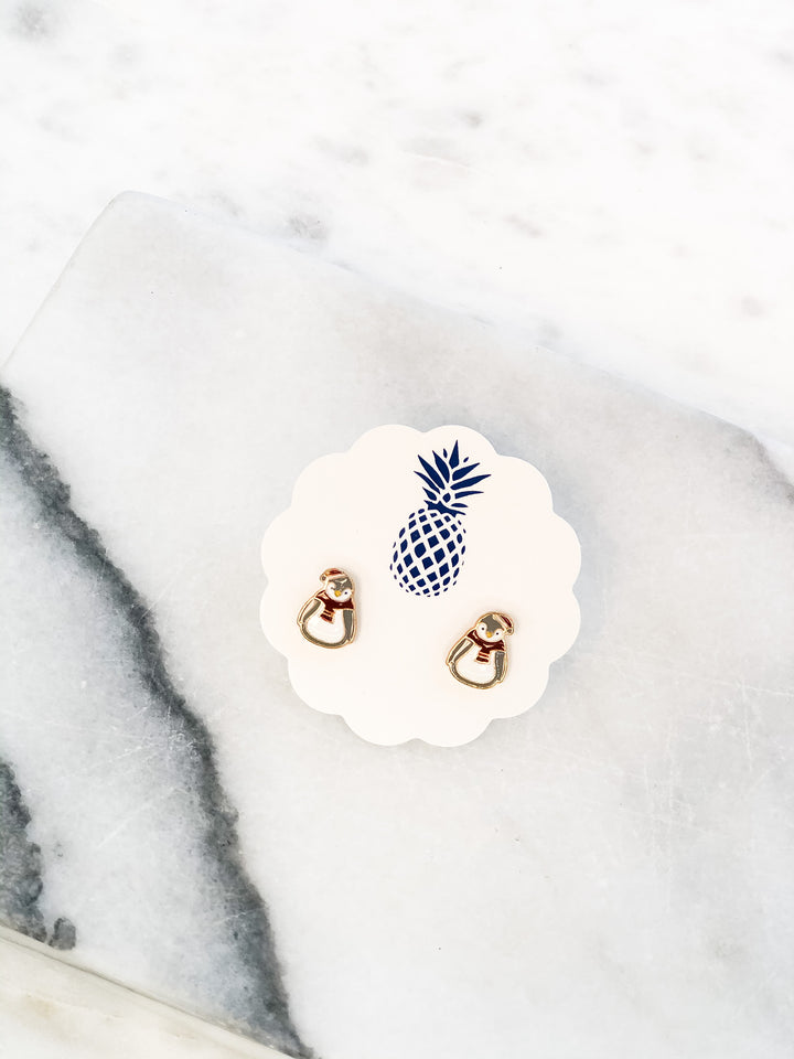 Cozy Penguin Signature Enamel Studs