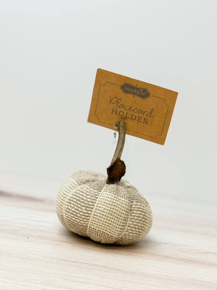 Pumpkin Card Holders by Mud Pie - 3 Color Options