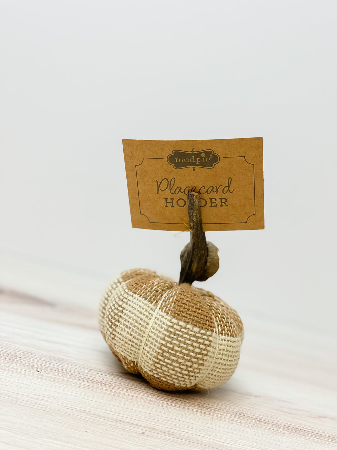 Pumpkin Card Holders by Mud Pie - 3 Color Options