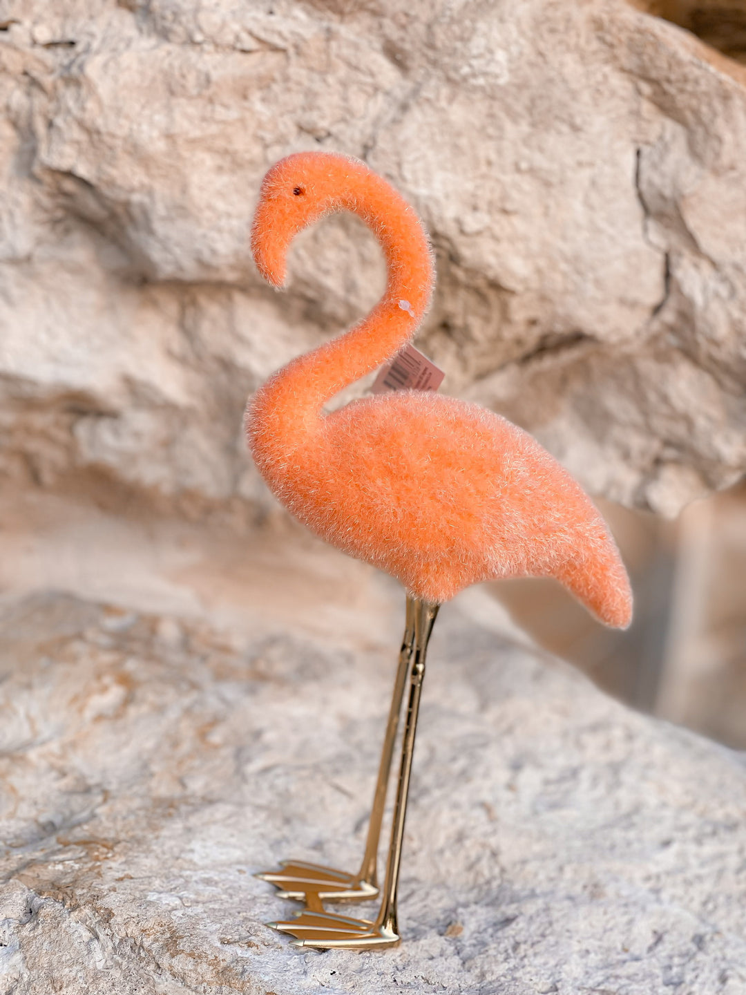 Flocked Flamingos