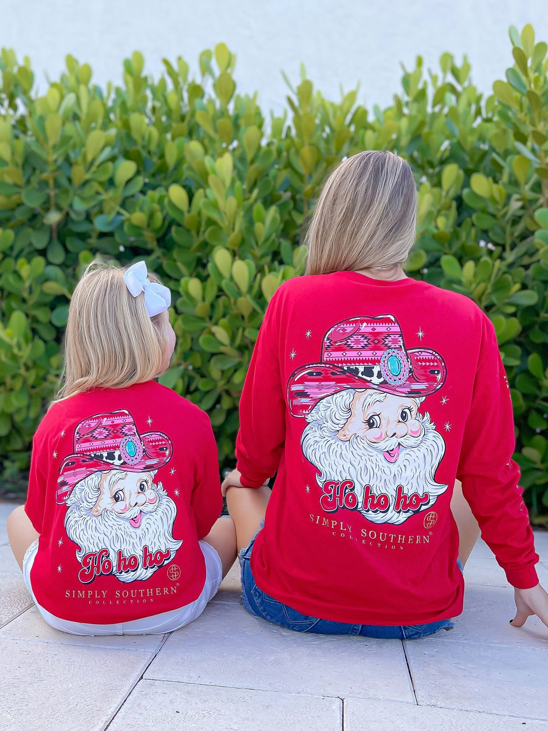 Santa Cowboy Long Sleeve Tee by Simply Southern