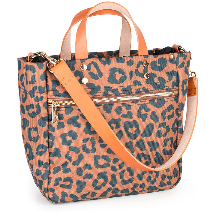 Joey Canvas Tote - Leopard