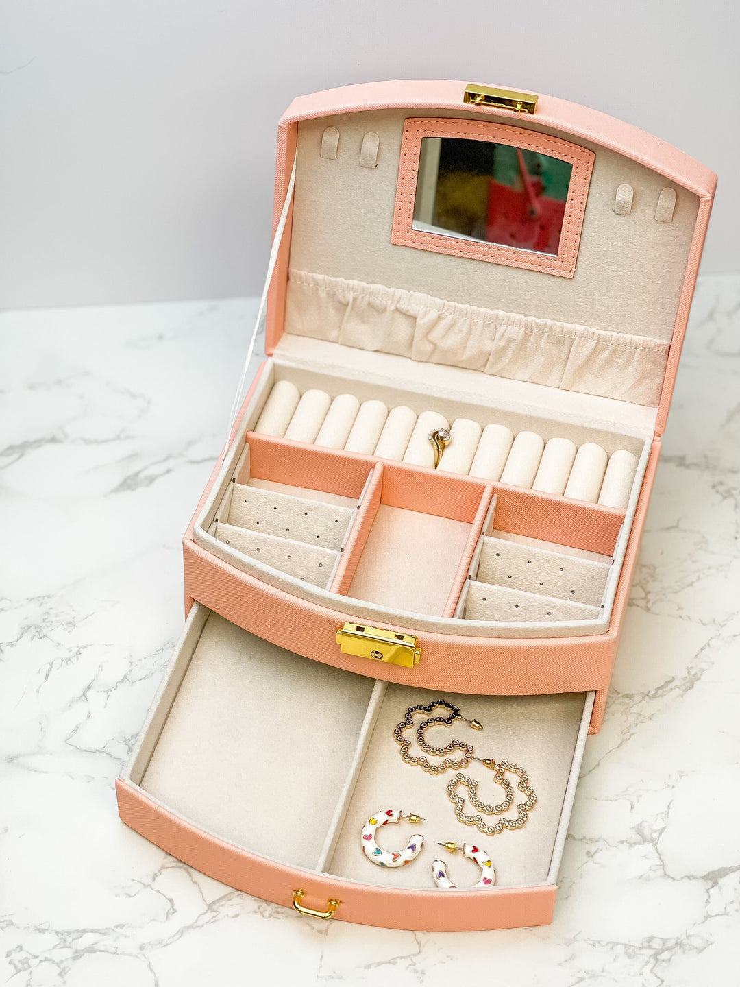 Jewelry Box Organizer - Light Pink