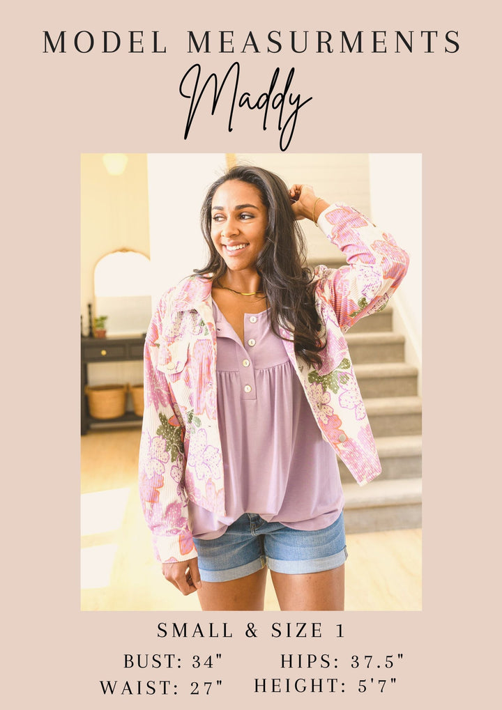 Spring Haiku Floral Blouse (Ships in 1-2 Weeks)