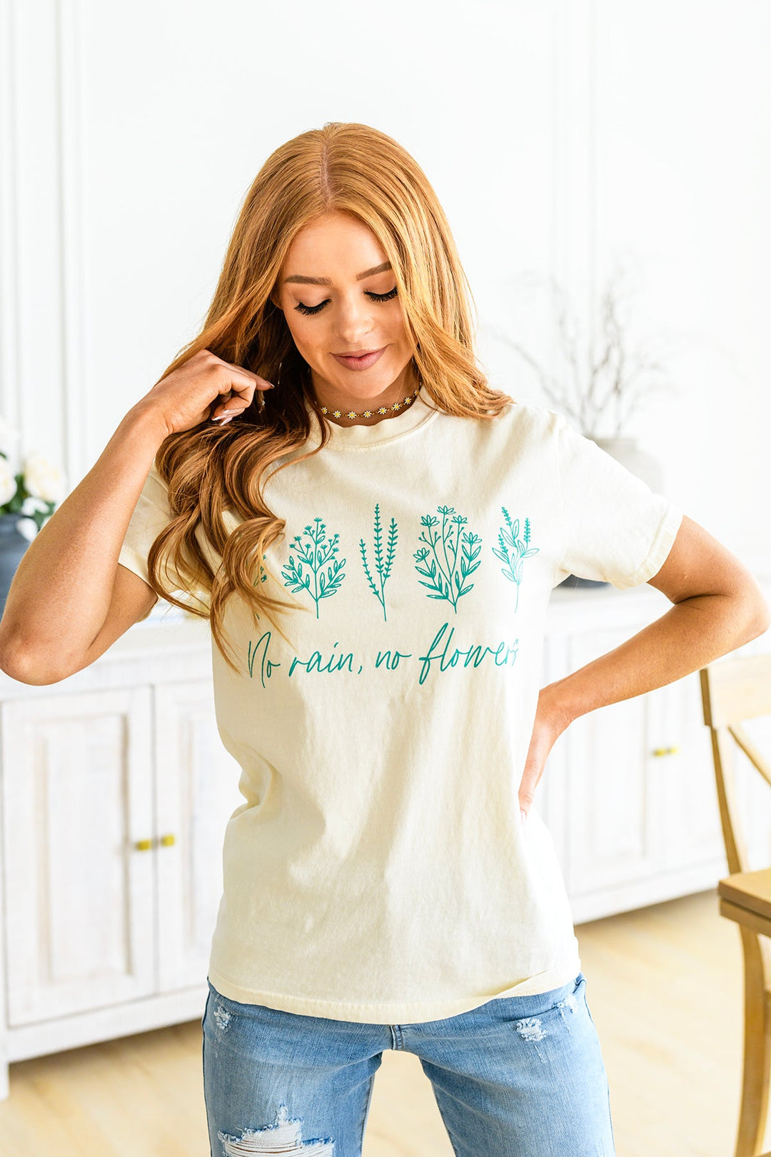 No Rain No Flowers Short Sleeve T-Shirt