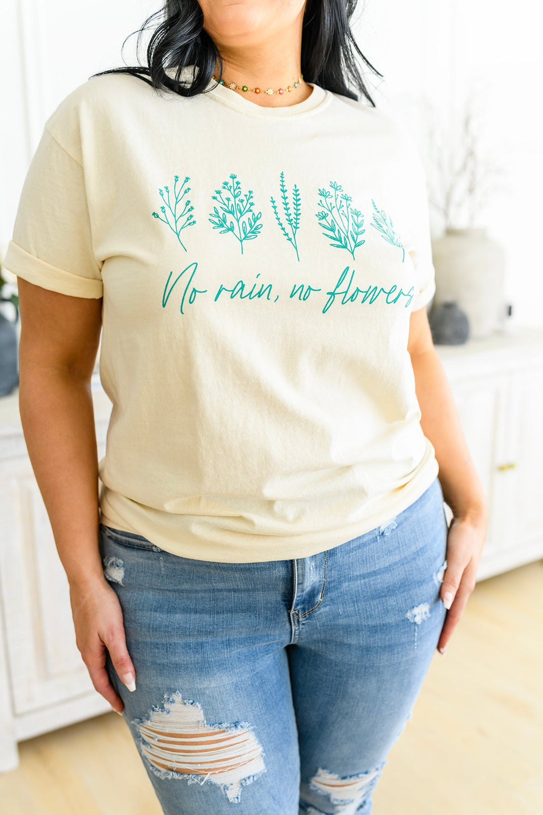 No Rain No Flowers Short Sleeve T-Shirt