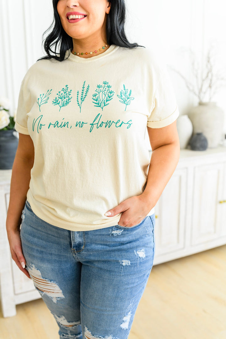 No Rain No Flowers Short Sleeve T-Shirt